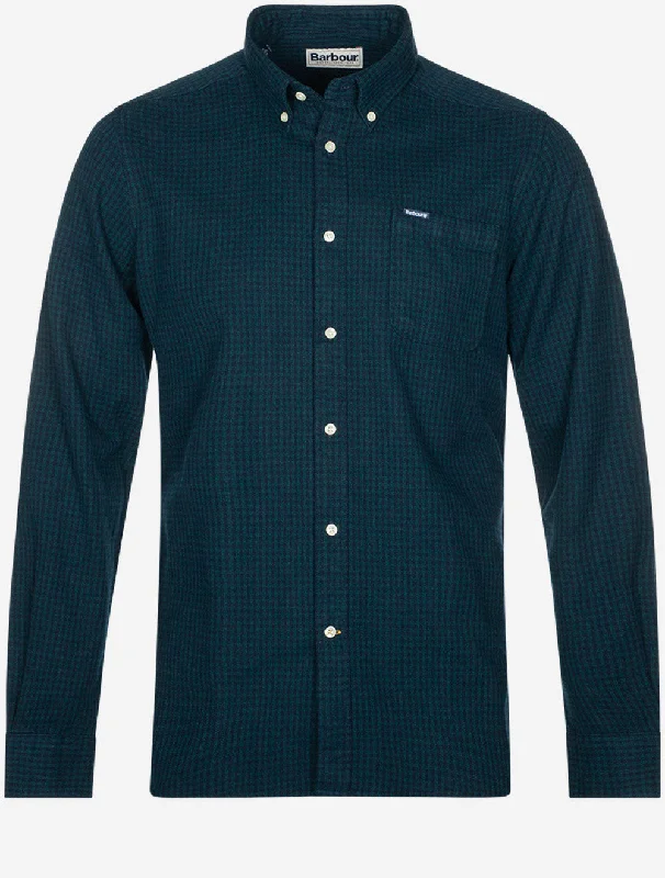 Men's Sustainable Recycled Material Casual Shirts for Eco - Conscious ConsumersGeston Tailored Shirt Green