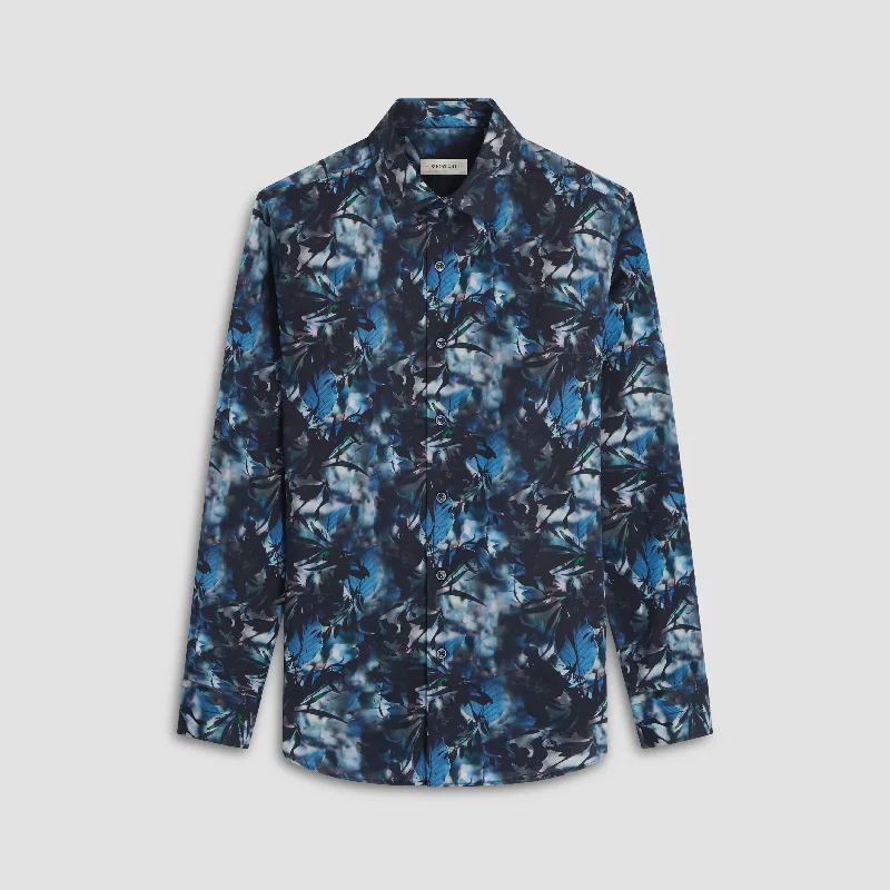 Men's Organic Cotton Casual Shirts with a Soft Handfeel for Everyday ComfortJulian Leaf Print Shirt