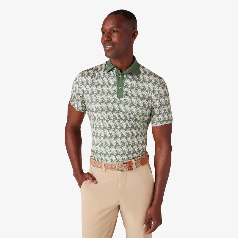 Men's Short - Sleeve Linen Casual Shirts in Light Khaki for a Breathable Summer OptionMelon Prickly Pear