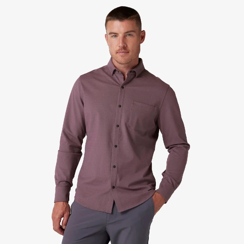 Men's Graphic - Printed Casual Shirts with Pop - Culture References for a Fun and Stylish LookPlum Heather