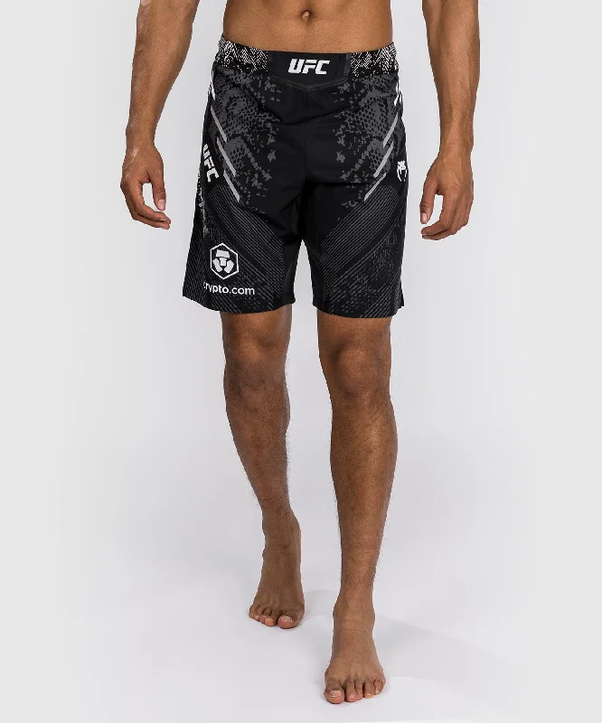 Men's wide - leg linen blend shorts for a relaxed beachside vibeShorts de combat Coupe longue pour Hommes UFC Adrenaline by Venum Authentic Fight Night - Noir