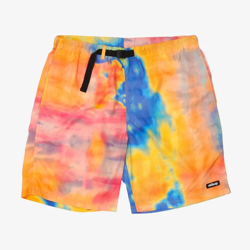 Men's adjustable - length convertible shorts for versatile useTie Dye Thermo Shorts