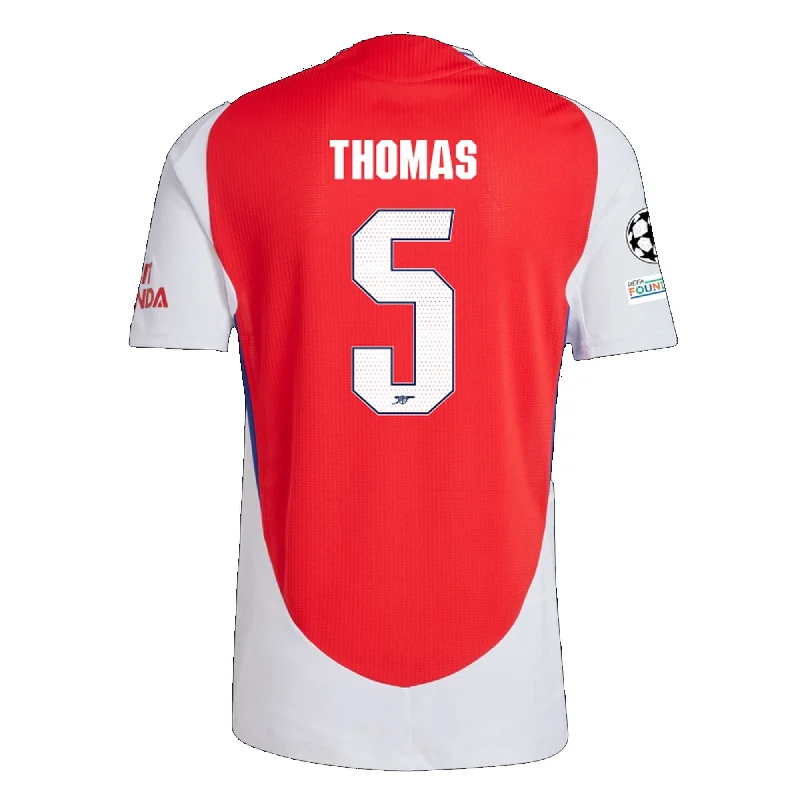 Men's Replica Hockey Jerseys of Star Players for Devoted Ice Hockey Supportersadidas Arsenal Authentic Thomas Partey Home Jersey w/ Champions League Patches 24/25 (Better Scarlet/White)