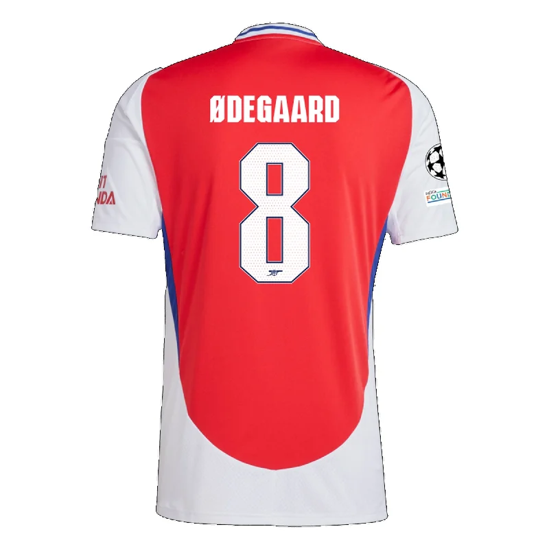 Men's Limited - Release American Football Jerseys of Rookie Stars for Early Adopters and Fansadidas Arsenal Martin Ødegaard Home Jersey w/ Champions League Patches 24/25 (Better Scarlet/White)