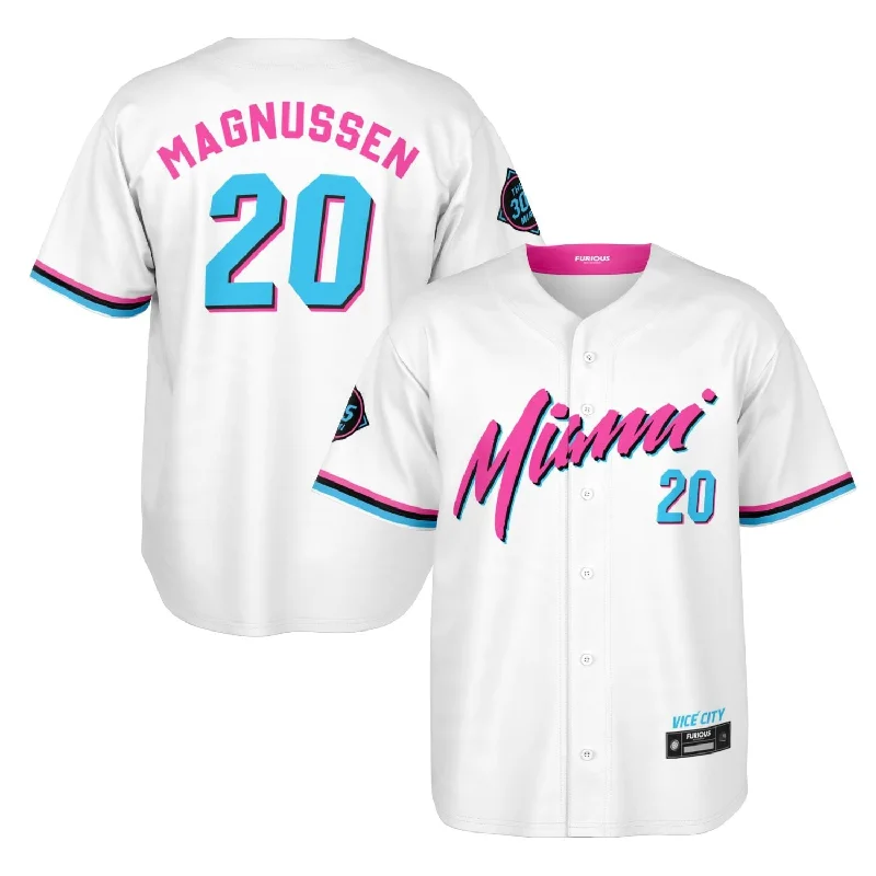 Men's Replica Hockey Jerseys of Star Players for Devoted Ice Hockey SupportersMagnussen - Miami Vice Home Jersey