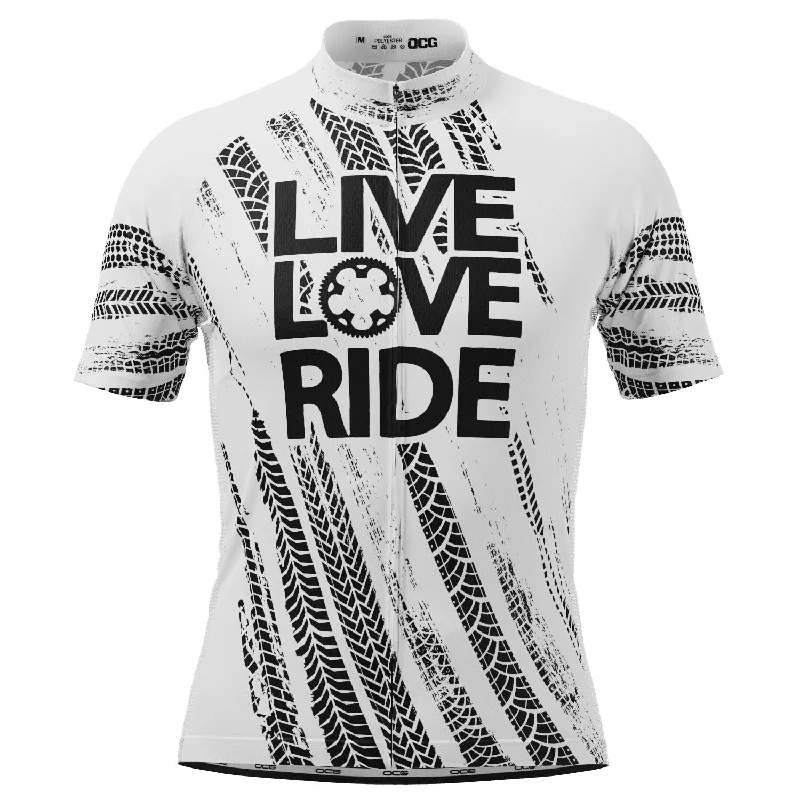 Men's Throwback Tennis Jerseys Inspired by Iconic Matches and PlayersMen's Live Love Ride Short Sleeve Cycling Jersey