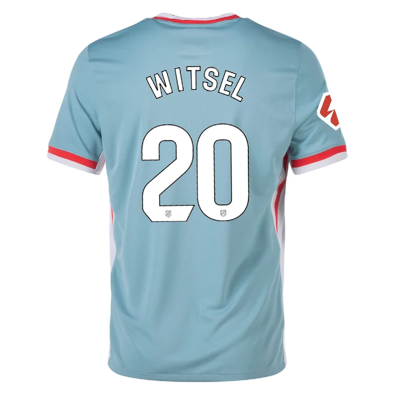 Men's Cycling Jerseys with Reflective Stripes for Safe and Stylish Rides at NightNike Atletico Madrid Axel Witsel Away Jersey w/ La Liga Patch 24/25 (Cannon/Phantom/Light Crimson)