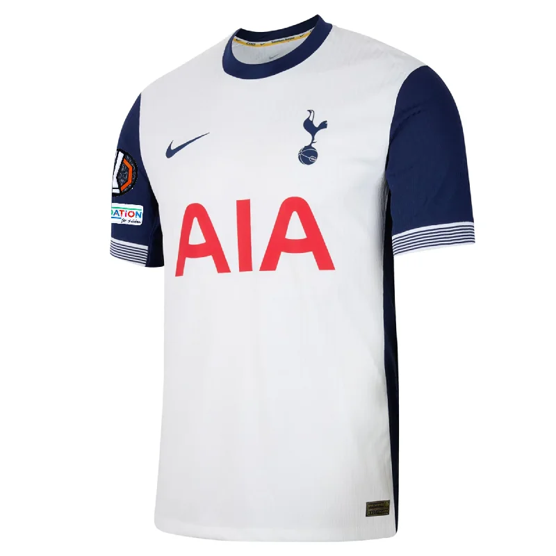 Men's Limited - Edition Cricket Jerseys Commemorating Historic Matches for Die - Hard Cricket LoversNike Tottenham Authentic Home Jersey w/ Europa League Patches 24/25 (White/Binary Blue)