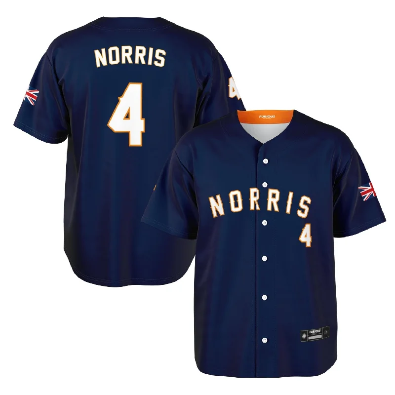 Men's Football Jerseys with Embroidered Club Badges for a Premium and Authentic AppealNorris - Deep Navy Away Jersey