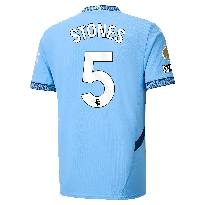 Men's Moisture - Wicking Golf Jerseys with UV Protection for Comfortable Rounds on the CoursePuma Manchester City John Stones Home Jersey w/ EPL + No Room For Racism + Club World Cup Patches 24/25 (Team Light Blue/Marine Blue)