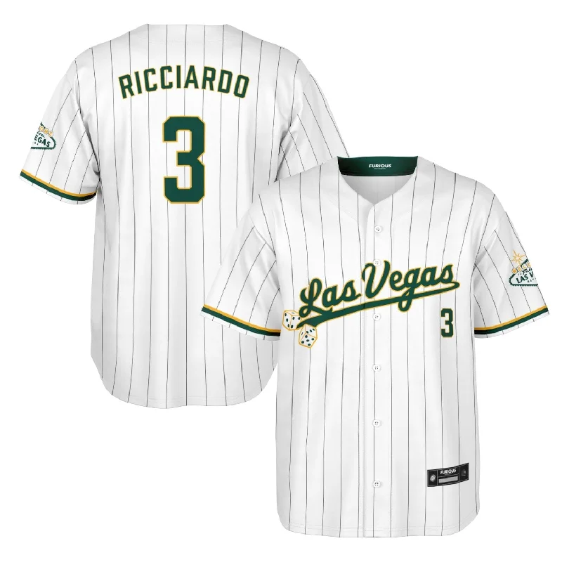 Men's Retro Hockey Jerseys with Classic Stripes and Logos for a Nostalgic Hockey AestheticRicciardo - Las Vegas Home Jersey