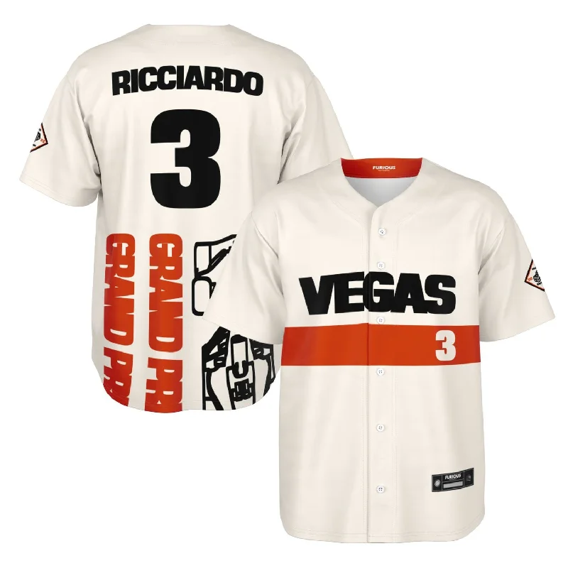 Men's Limited - Release American Football Jerseys of Rookie Stars for Early Adopters and FansRicciardo - Vegas Street Circuit Jersey