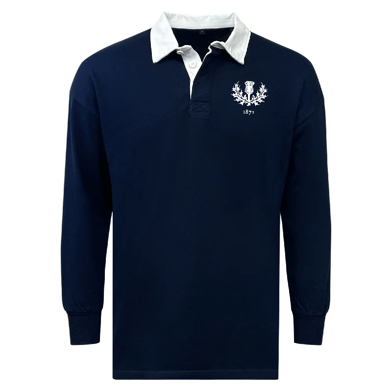 Men's Moisture - Wicking Golf Jerseys with UV Protection for Comfortable Rounds on the CourseNations of Rugby Scotland Vintage Classic Jersey