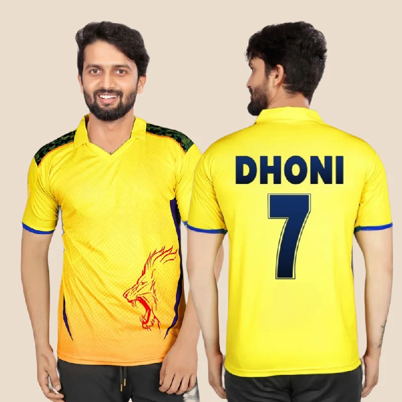 Men's Throwback Tennis Jerseys Inspired by Iconic Matches and PlayersIPL CSK Dhoni jerseys 2023-Fan Edition (official)