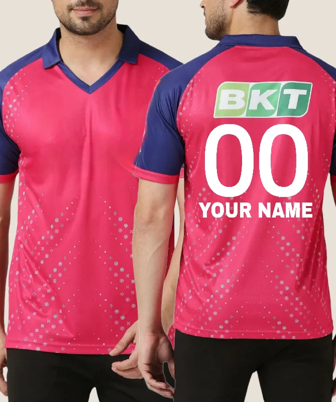 Men's Throwback Tennis Jerseys Inspired by Iconic Matches and PlayersCustomized IPL Rajasthan Royals Jersey 2024- Player-Edition