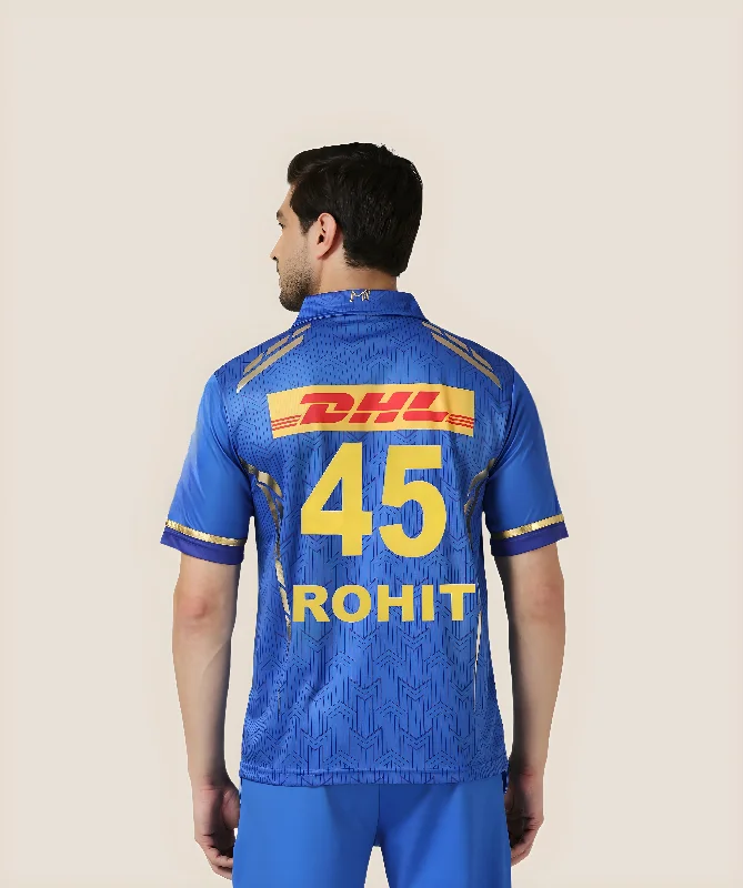 Men's Limited - Release American Football Jerseys of Rookie Stars for Early Adopters and FansRohit Sharma Mumbai Indians jersey 2024 Fan-Edition