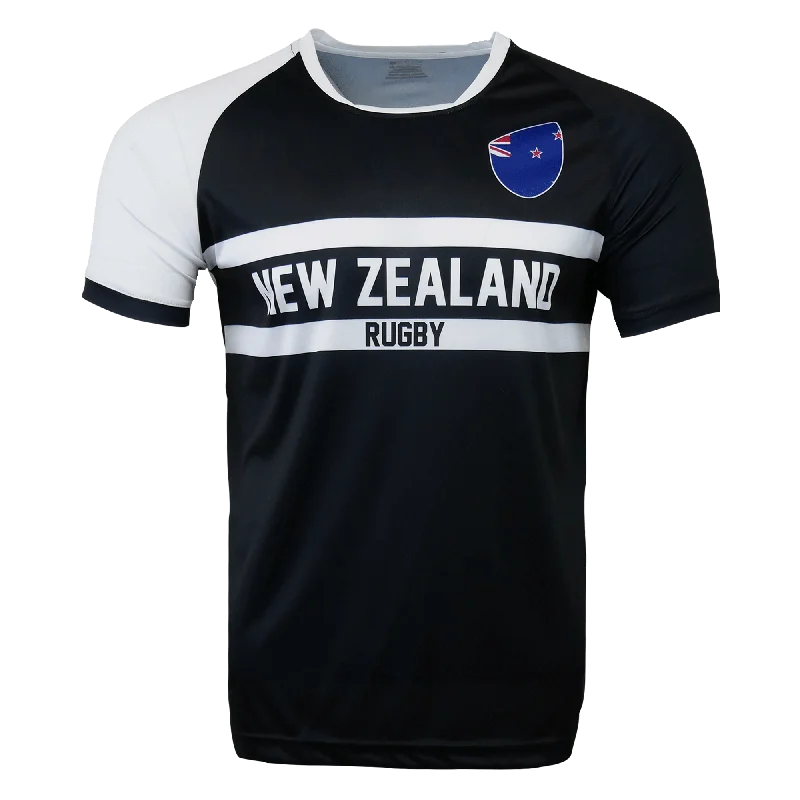 Men's Vintage American Football Jerseys of Legendary Teams for Collectors and FansNations of Rugby New Zealand Rugby Supporters Jersey