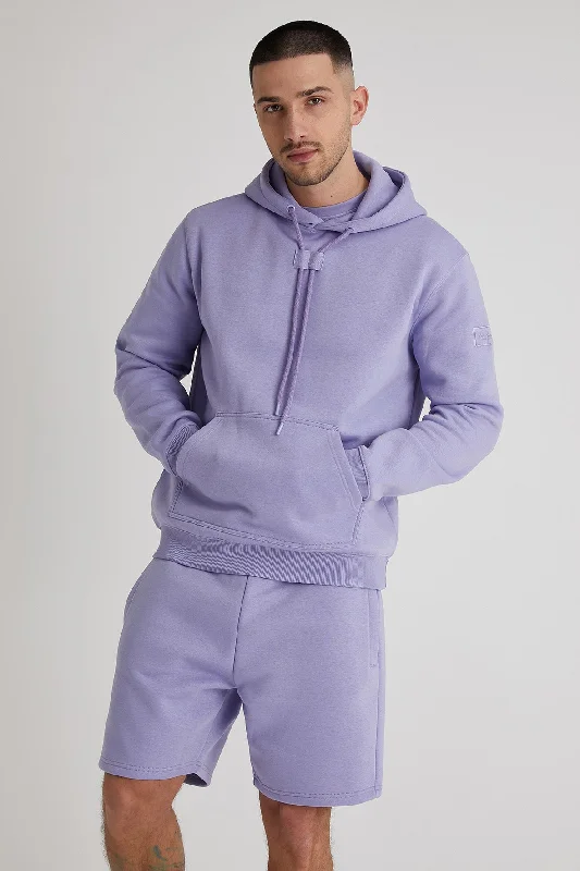 Men's Jeans with a Frayed Hem for a Casual and Effortless StyleAldo premium brushback fleece hoodie in Amethyst