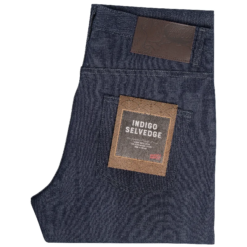 Plus Size Men's Relaxed Fit Jeans with a Tapered Leg for a Laid - Back VibeEasy Guy - Indigo Selvedge