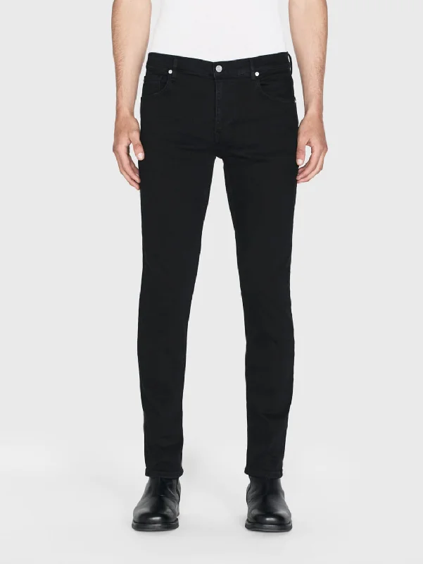 Men's Colored Jeans in Burgundy for a Bold and Fashion - Forward LookJetset Modern Straight Jean - Black