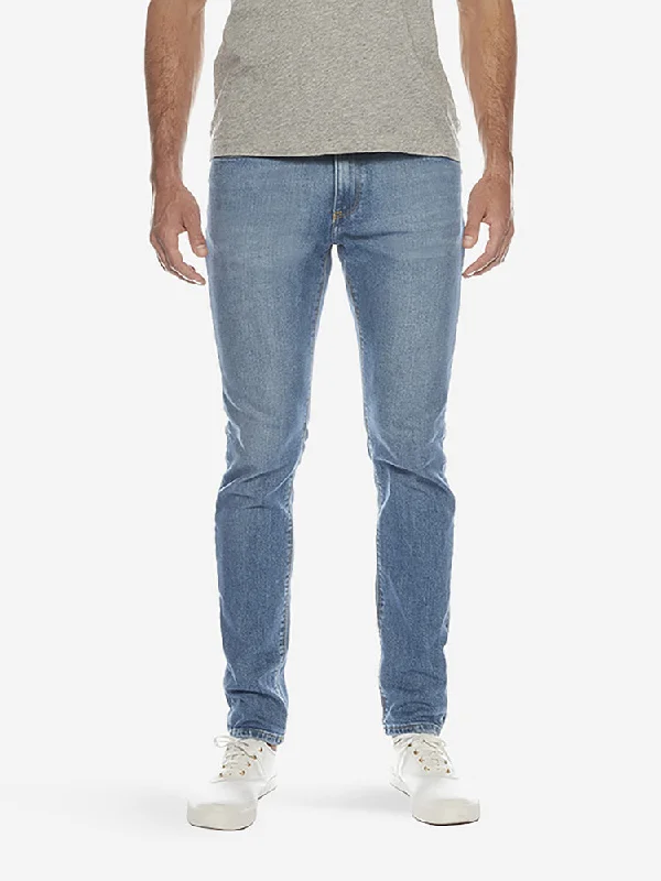 Men's Ripped Skinny Jeans in Acid Wash for an Edgy and Punk - Inspired StyleSkinny Benson Jeans