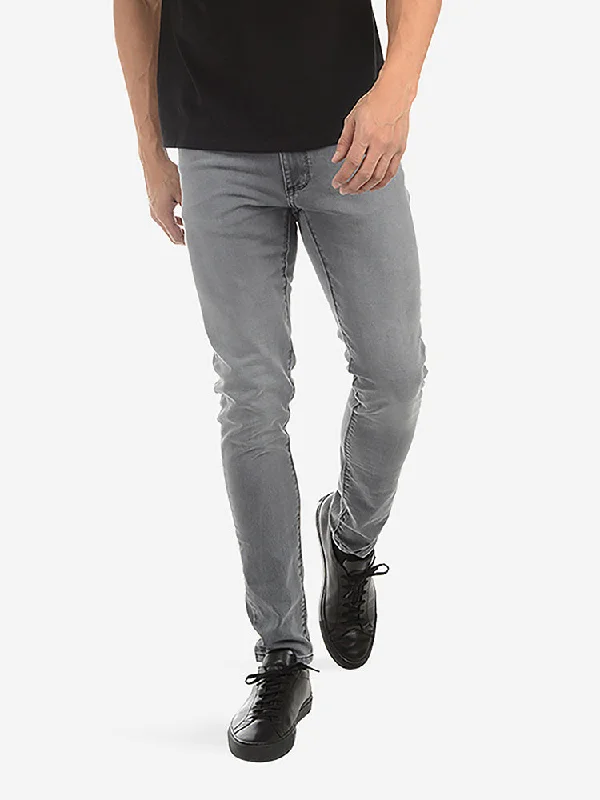 Men's Low - Rise Jeans in a Light Wash for a Casual and Youthful LookSkinny Stone Jeans