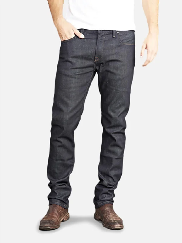 Plus Size Men's Relaxed Fit Jeans with a Faded Wash for a Vintage - Inspired LookSlim Mosco Jeans