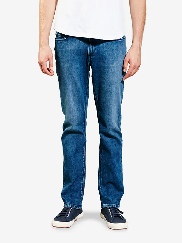 Men's Stretch Jeans with a Moisture - Wicking Lining for Active LifestylesStraight Warren Jeans