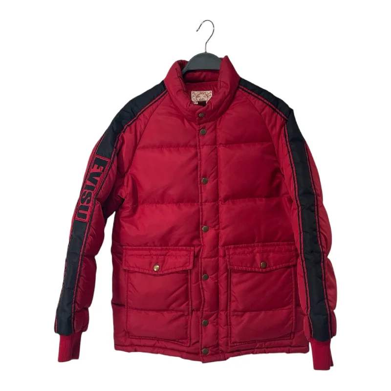 Down - filled men jackets in bright colors for winter fashionEVISU/Puffer Jkt/38/Nylon/RED/RED JACKET