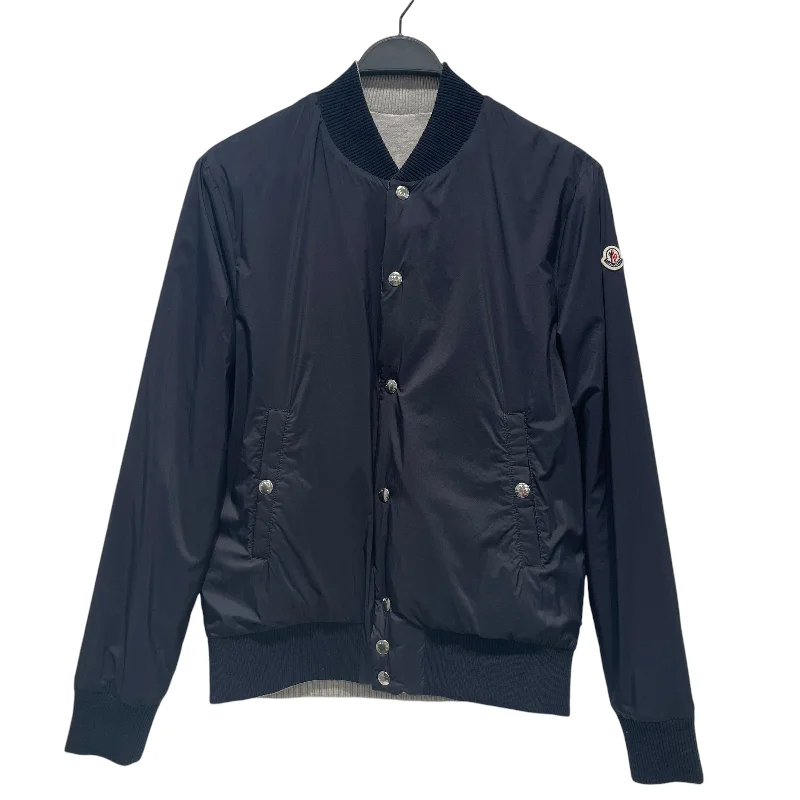 Lightweight men jackets made from recycled nylon for eco - friendly travelMONCLER/Blouson/S/Cotton/NVY/