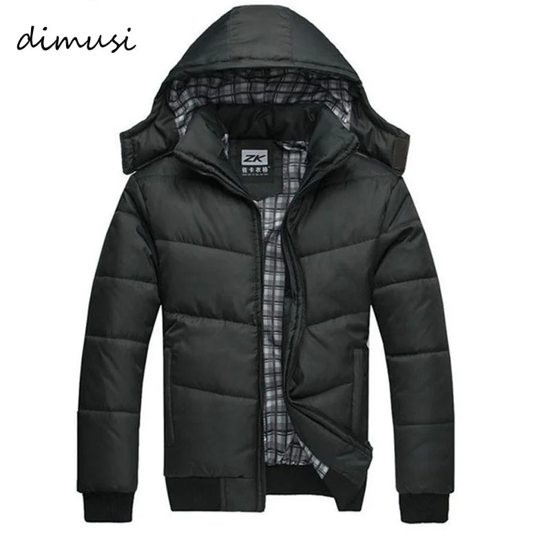 Tailored men jackets to pair with formal trousers for business meetingsDIMUSI Men's Winter Men Jackets New Arrival Male Cotton Thick Warm Parkas Casual Outwear Windbreaker Mens Hoodies 4XL ,YA294