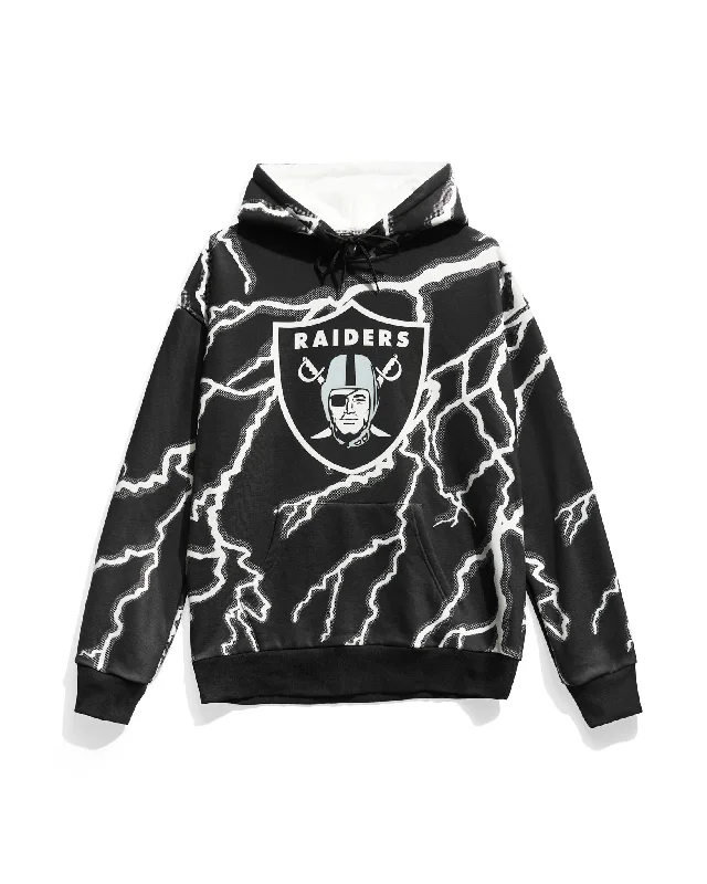 Corduroy men jackets in earthy tones for a rustic charmLas Vegas Raiders Lightning Hoodie