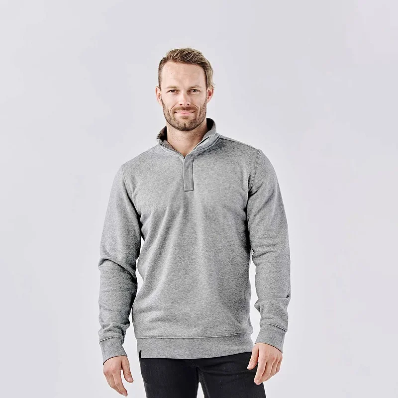 Men jackets with a built - in hood that can be stowed away when not in useMen's Monashee 1/4 Zip Pullover - TWX-5