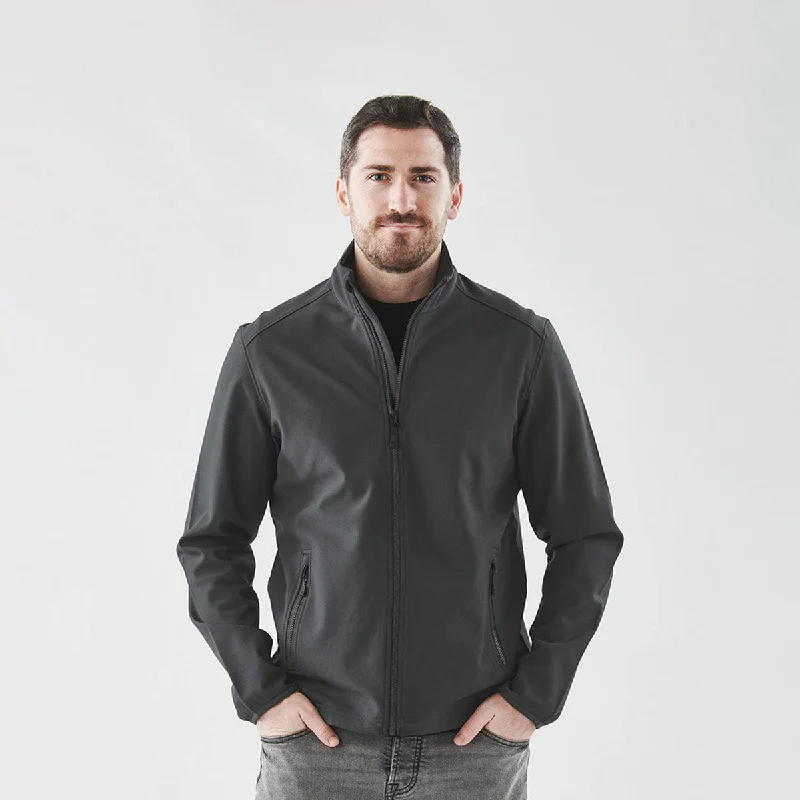 Bomber men jackets with ribbed cuffs for a classic 80s styleMen's Narvik Softshell - KBR-1