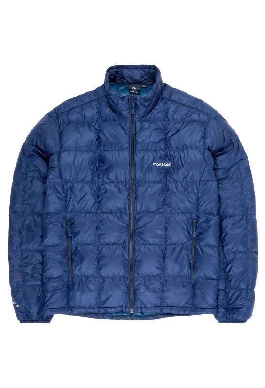 Bomber men jackets with ribbed cuffs for a classic 80s styleMontbell Men's Superior Down Jacket - Navy