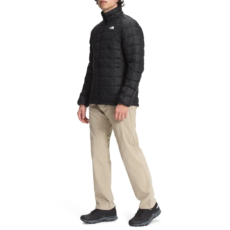 Hooded men jackets with a detachable faux - fur trim for added warmthThe North Face Thermoball ECO Jacket 2024