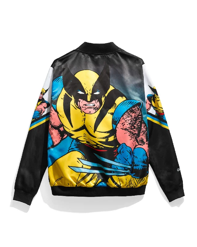 Waterproof men jackets with taped seams for heavy rain protectionWolverine Fanimation Satin Jacket