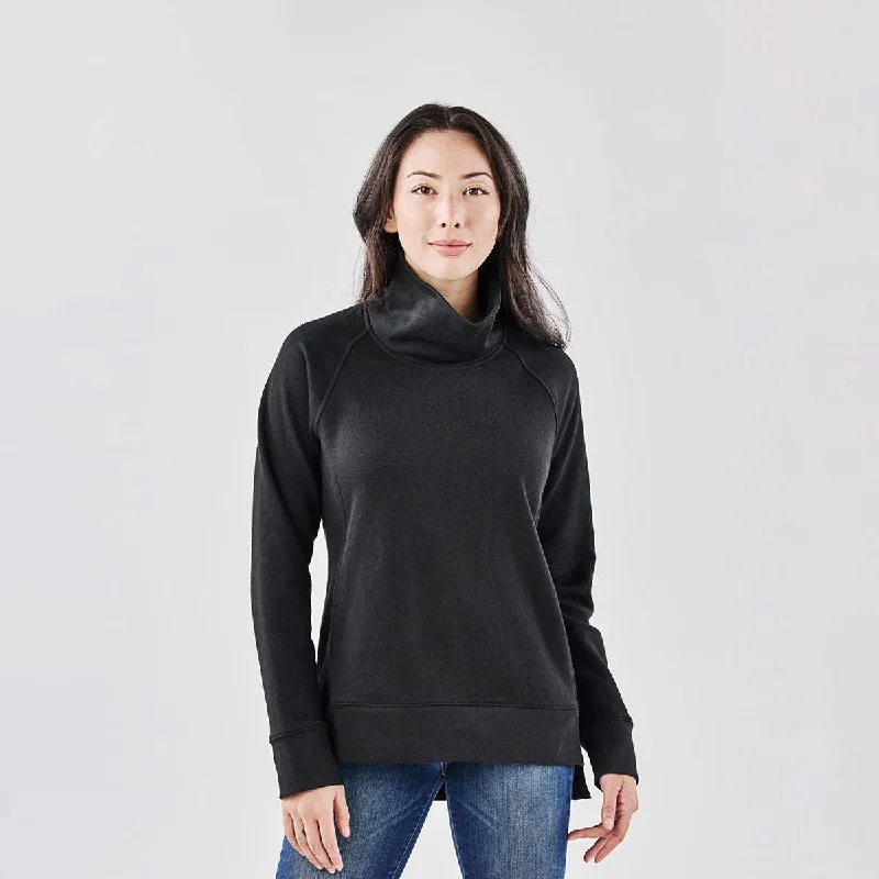 Lightweight men jackets made from recycled nylon for eco - friendly travelWomen's Monashee Cowl Neck Pullover - TWX-5W