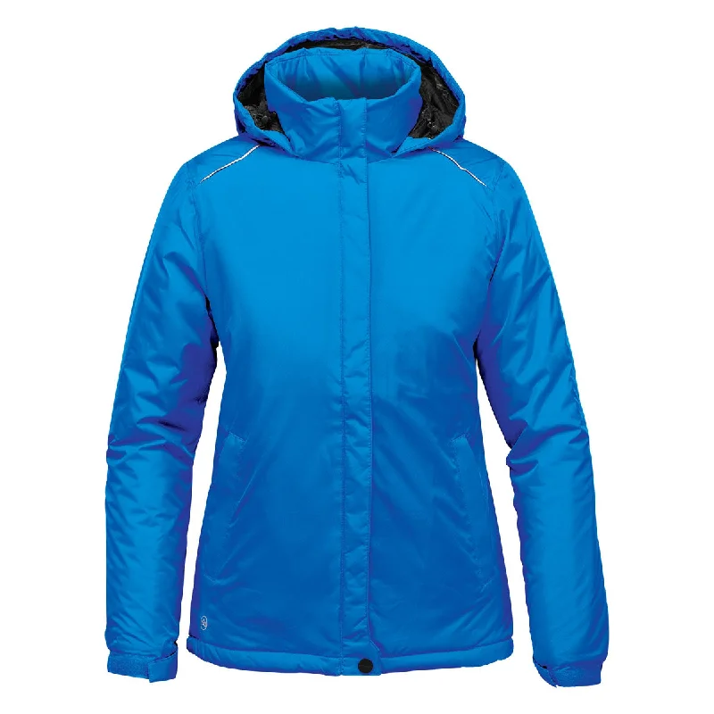 Men jackets with a built - in hood that can be stowed away when not in useWomen's Nautilus Insulated Jacket Final Sale - KXR-1W