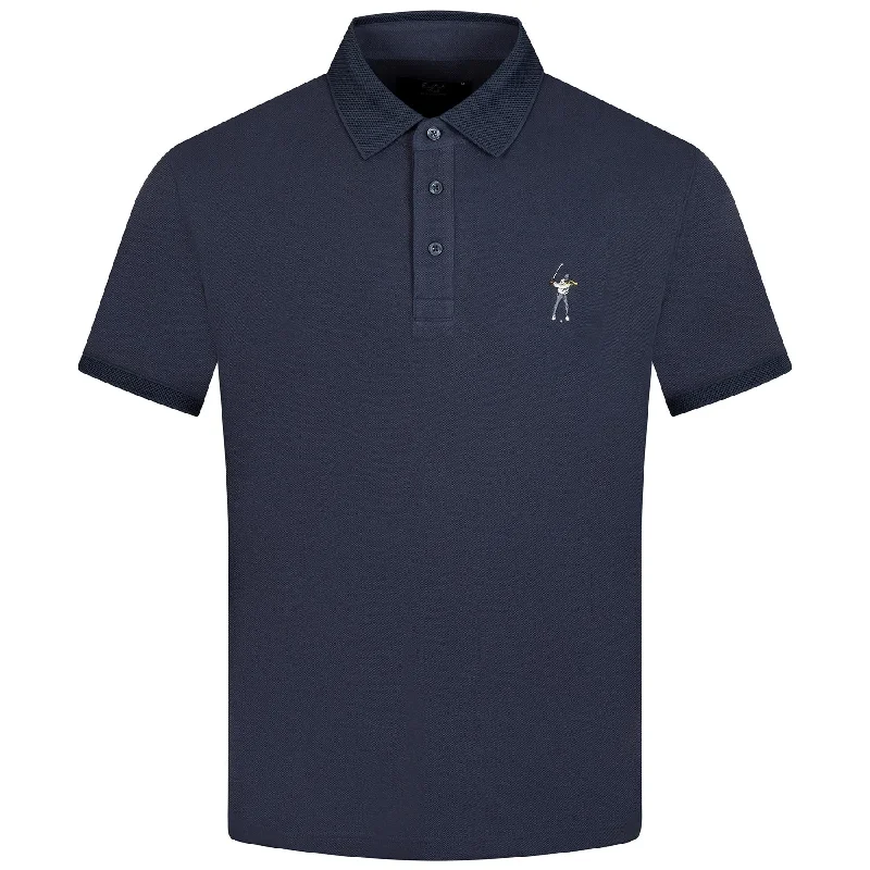 Men's vintage - inspired retro polo shirts with unique patternsCore Pique Polo Midnight Navy - W23