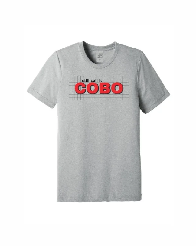 Men's plus - size pocket t - shirts with a classic lookInk Detroit Vintage Cobo T-Shirt - Heather Silver