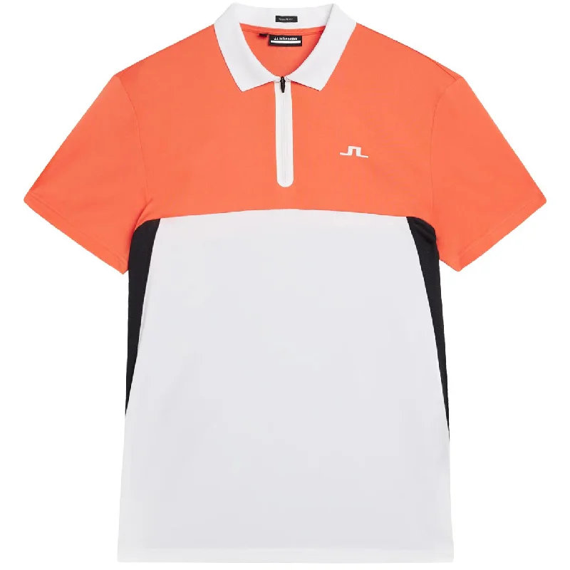 Men's reversible polo shirts with two different looksKohen Reg Fit Polo Hot Coral - W23