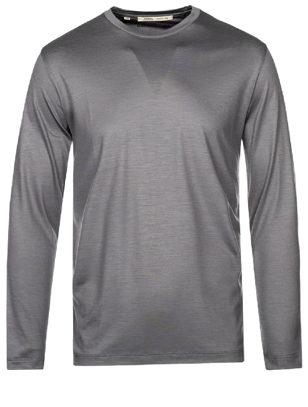 Men's UV - protection t - shirts for outdoor activities in the sunReda Active Longsleeve T-Shirt Grey