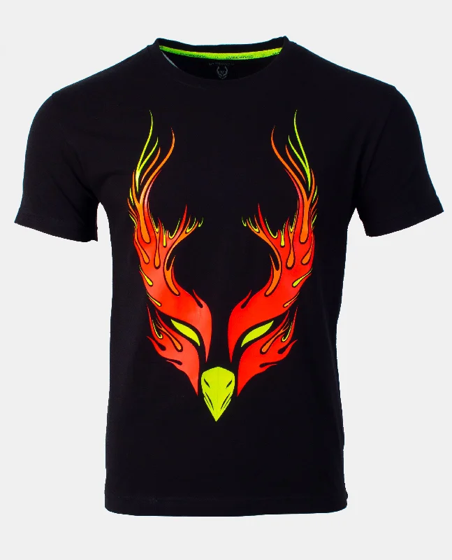 Men's mock - neck t - shirts with a modern and sleek styleMENS CYBERDOG PHOENIX T-SHIRT