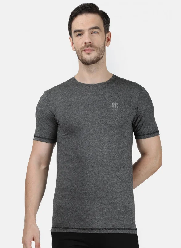 Men's eco - friendly recycled t - shirts for sustainable fashion choicesMens Grey Plain T-Shirt