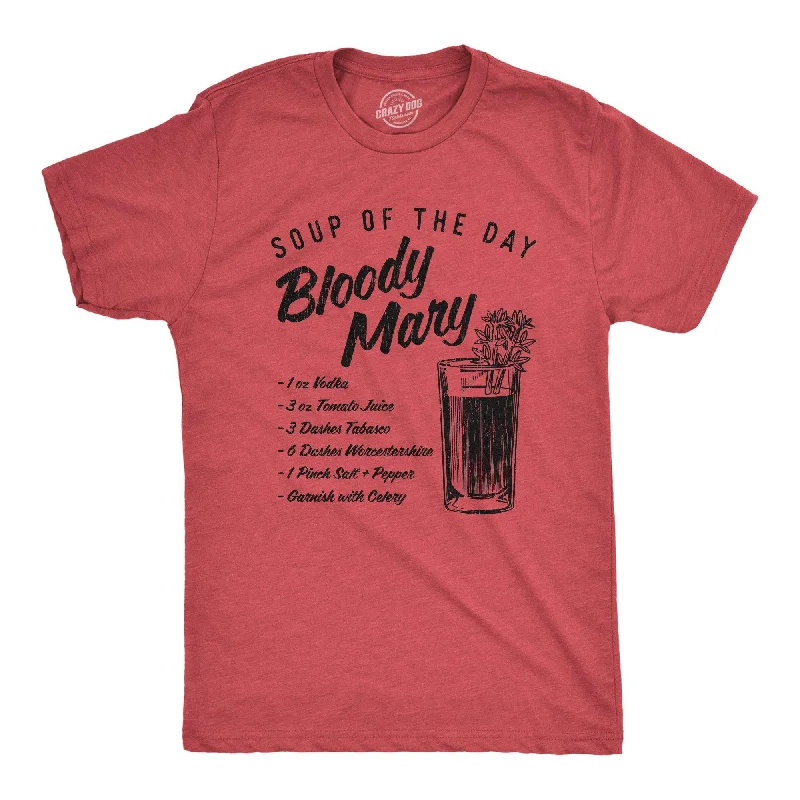 Men's distressed denim - look t - shirts with a rugged appealSoup Of The Day Bloody Mary Men's T Shirt