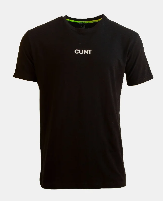 Men's polo t - shirts with a contrast collar for a preppy lookMENS CUNT T-SHIRT