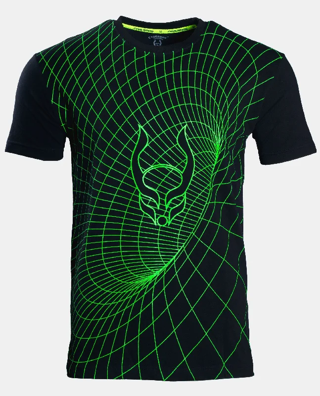 Men's polo t - shirts with a contrast collar for a preppy lookMENS WORMHOLE T-SHIRT