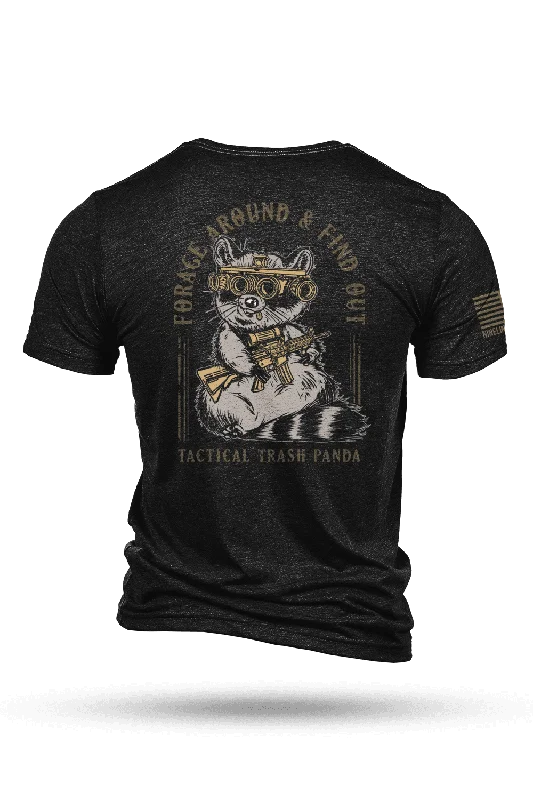 Men's eco - friendly recycled t - shirts for sustainable fashion choicesTactical Trash Panda - T-Shirt