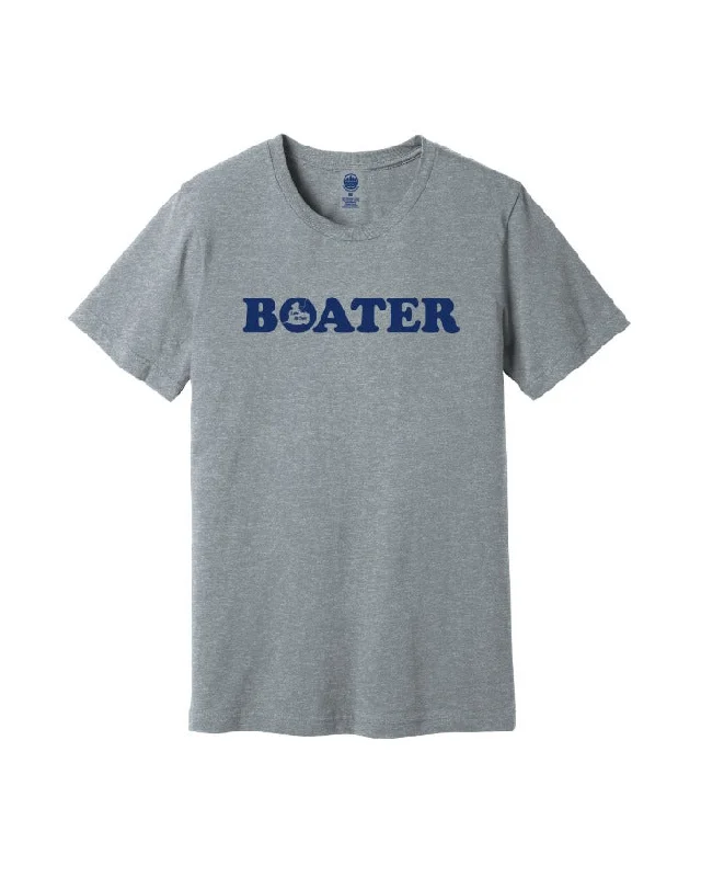 Men's antimicrobial t - shirts for odor - free freshness during travelThe Great Lakes State Lake St. Clair Boater T-Shirt - Heather Grey